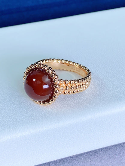 ¡®AuraJewelry¡¯PERLEE COULEURS ROSE GOLD RING