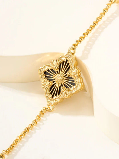 [AuraJewelry]B.C.L ENAMELED One-Flower Bracelet£¨Various Colors)