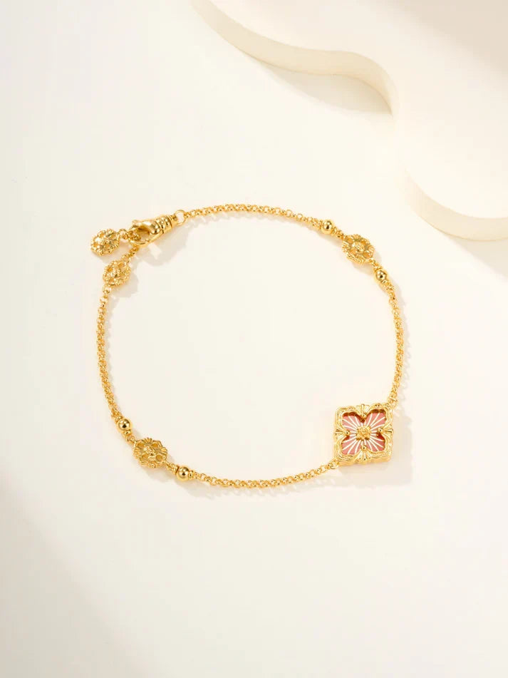 [AuraJewelry]B.C.L ENAMELED One-Flower Bracelet£¨Various Colors)