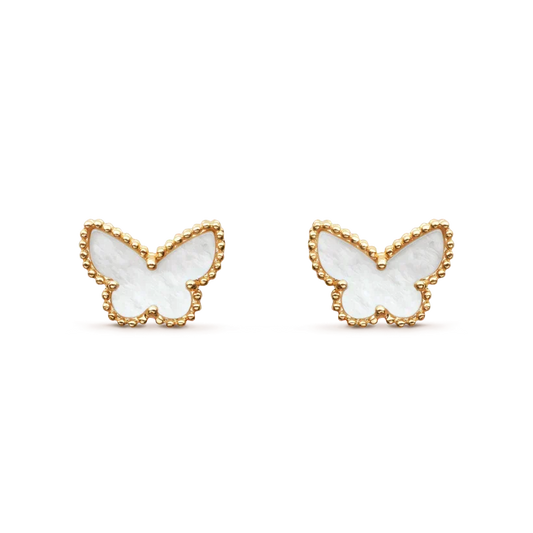 ¡®AuraJewelry¡¯SWEET BUTTERFLY MOP EARSTUDS