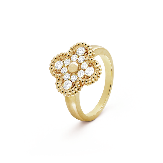 ¡®AuraJewelry¡¯CLOVER DIAMOND RING