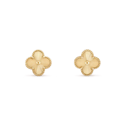 ¡®AuraJewelry¡¯CLOVER MINI 9.5MM LASER EARRINGS
