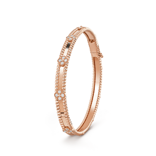 ¡®AuraJewelry¡¯CLOVER BRACELET 4MM DIAMONDS