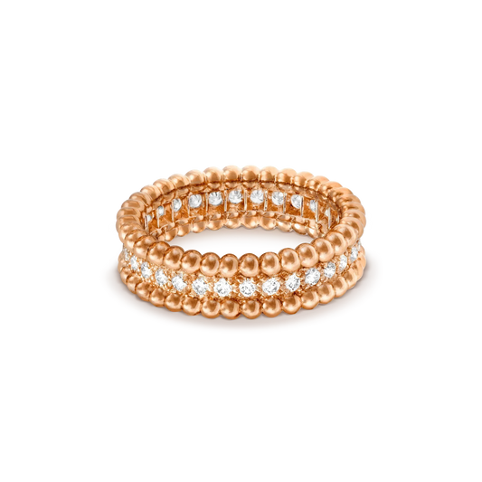 ¡®AuraJewelry¡¯PERLEE DIAMOND ROSE GOLD RING