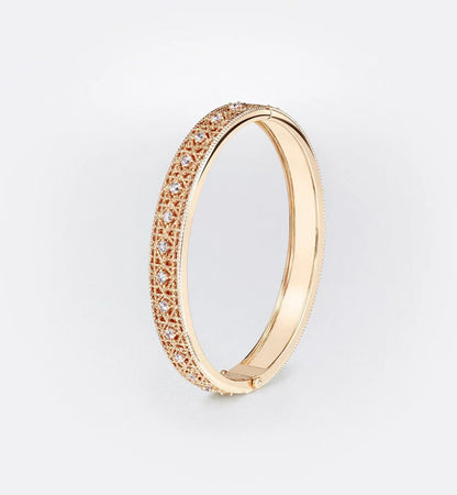 [AuraJewelry] 2026 WOVEN-PATTERN BRACELET SET WITH FULL DIAMOND INLAY THREE-COLORS