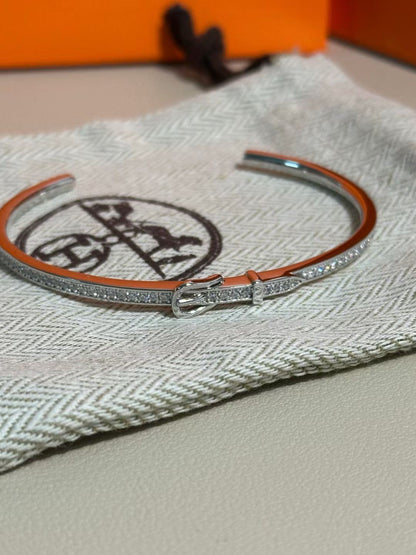 [AuraJewelry] DIAMOND-ENCRUSTED BRACELET THREE COLORS