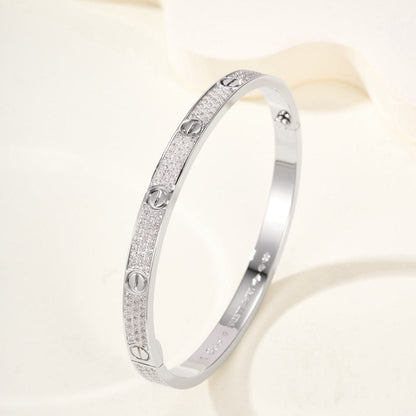 ¡®AuraJewelry¡¯LOVE BRACELET 4.8MM DIAMOND-PAVED