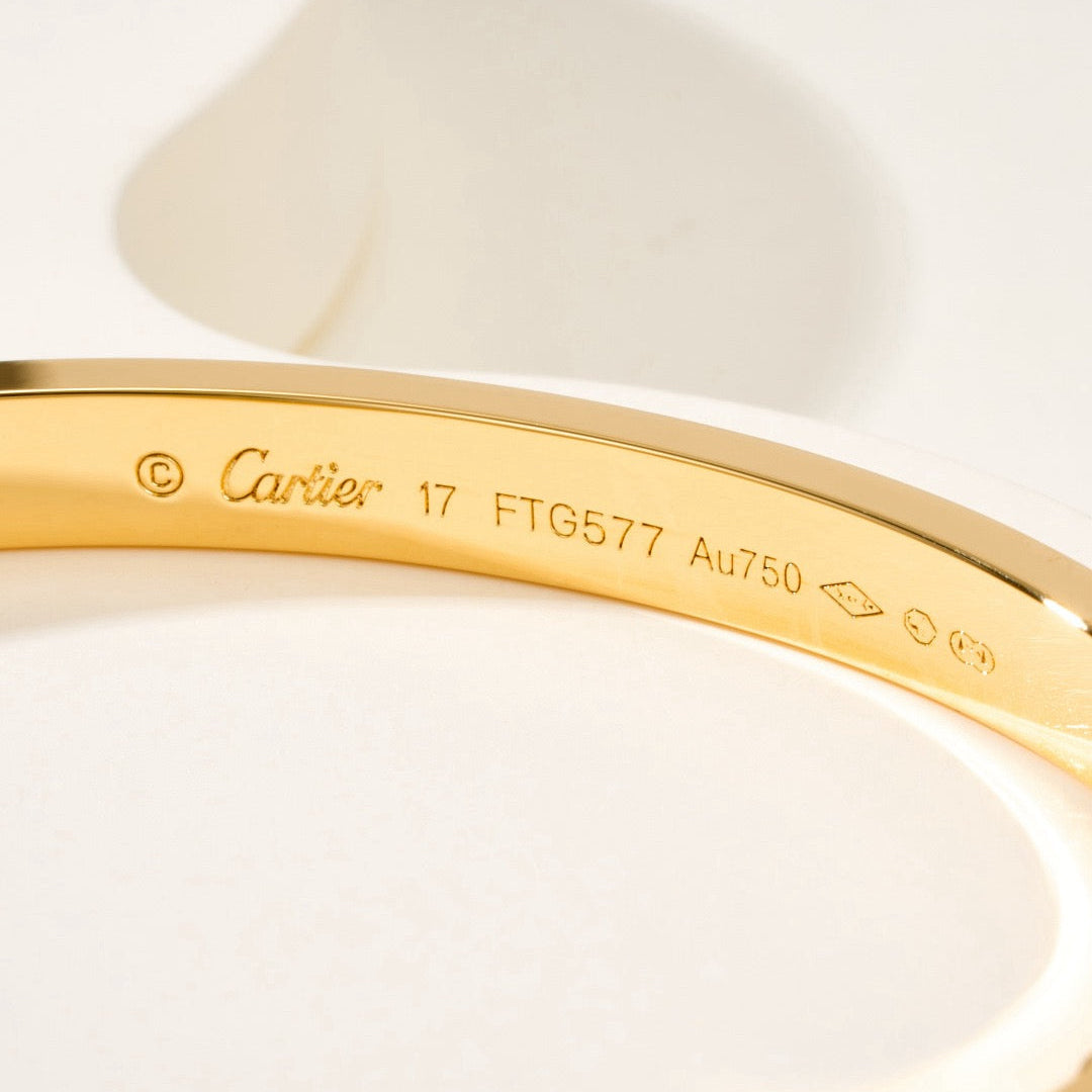 ¡®AuraJewelry¡¯LOVE BRACELET 4.8MM DIAMOND-PAVED