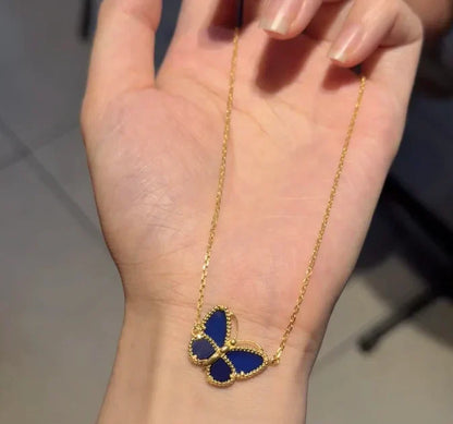 [AuraJewelry] BUTTERFLY BLUE NECKLACE