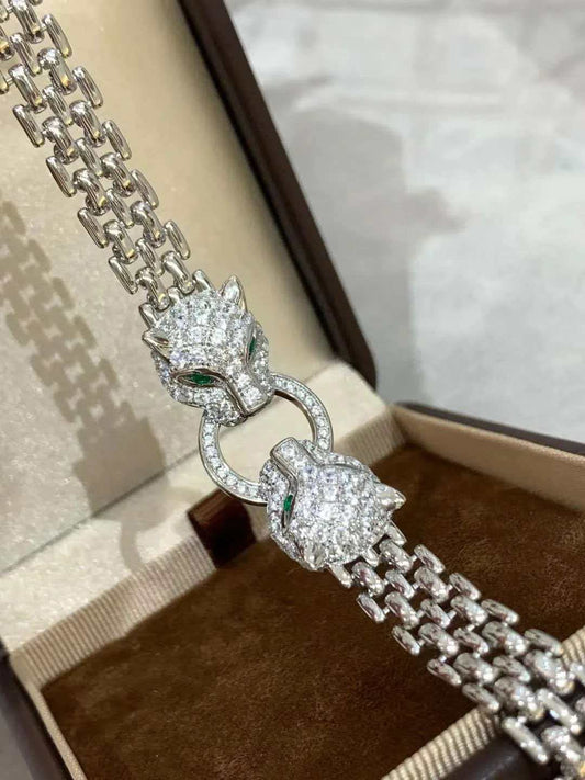 [AuraJewelry]DOUBLE PANTHER BRACELET