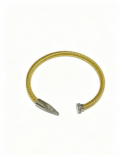 [AuraJewelry]Open threaded nail bracelet