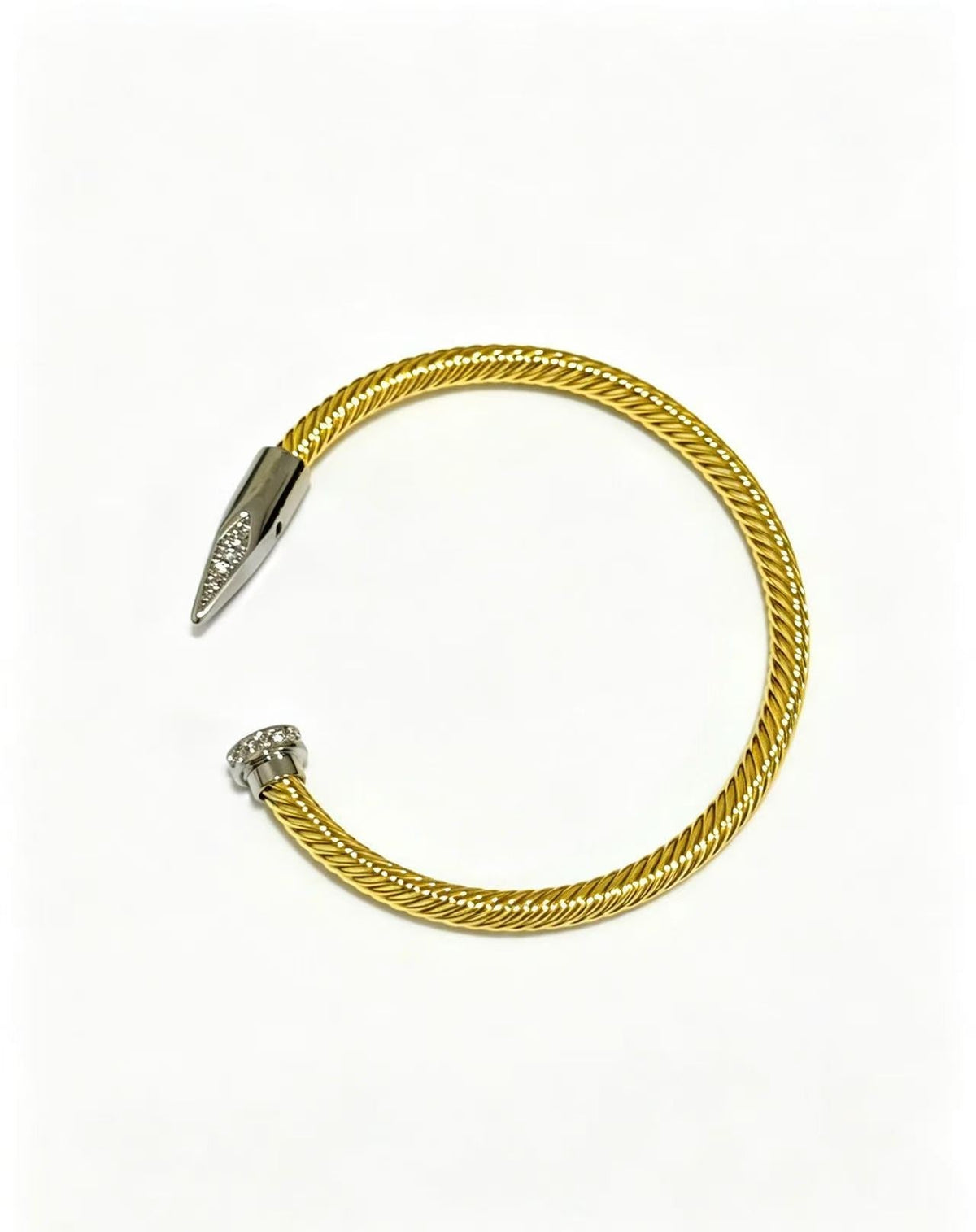 [AuraJewelry]Open threaded nail bracelet
