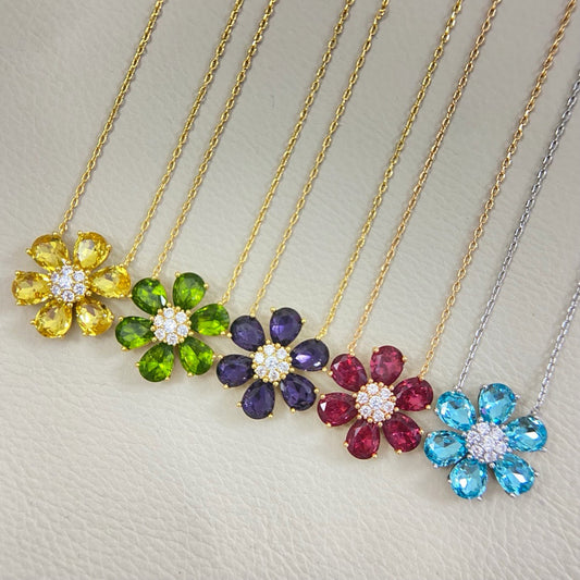 [AuraJewelry] flower necklace