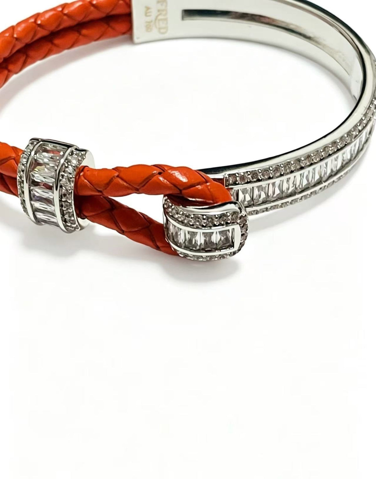 ¡®AuraJewelry2026 New Half-Diamond Horseshoe Buckle Bangle