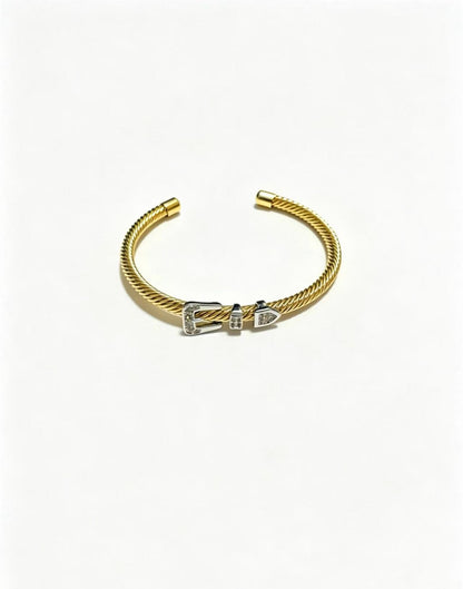 ¡®AuraJewelry26 New Open Horseshoe Bangle