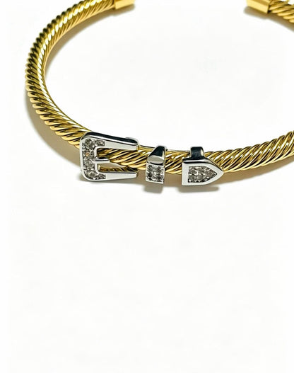 ¡®AuraJewelry26 New Open Horseshoe Bangle