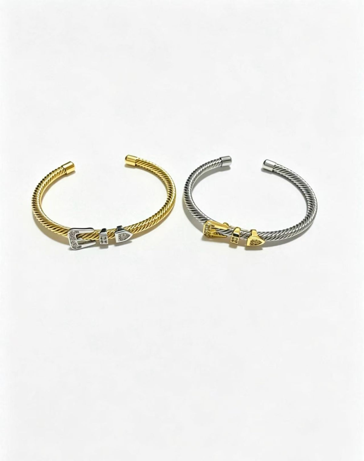 ¡®AuraJewelry26 New Open Horseshoe Bangle