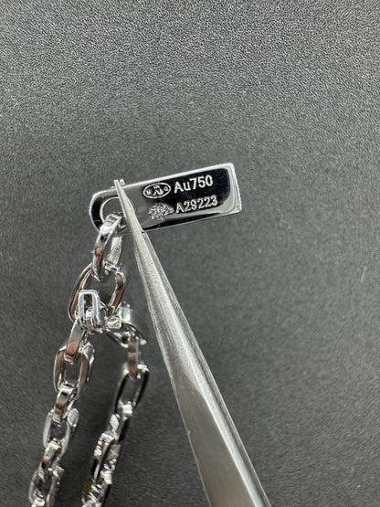 [AuraJewelry] Move Link Pave Diamond Chain Necklace