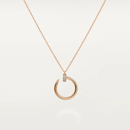 ¡®AuraJewelry¡¯JUSTE NECKLACE PINK GOLD