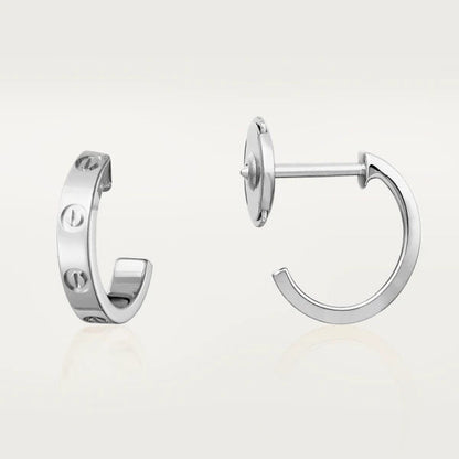 ¡®AuraJewelry¡¯LOVE EARRINGS 2.65MM SILVER