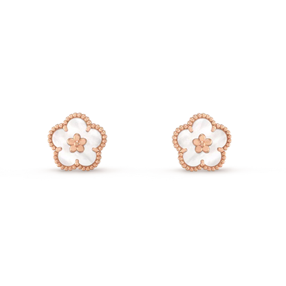 [AuraJewelry]LUCKY WHITE MOP EARRINGS