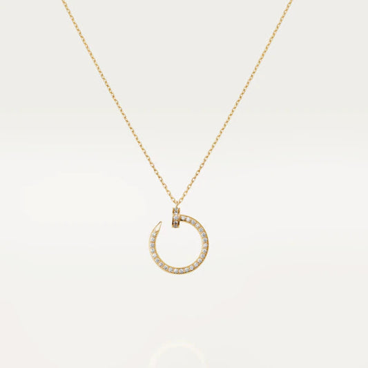 ¡®AuraJewelry¡¯JUSTE NECKLACE GOLD DIAMONDS