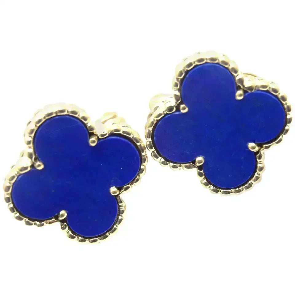 ¡®AuraJewelry¡¯CLOVER MINI 9.5MM TURQUOISE EARRINGS