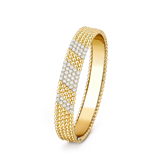 [AuraJewelry]  FIVE-ROW DIAMOND BRACELET