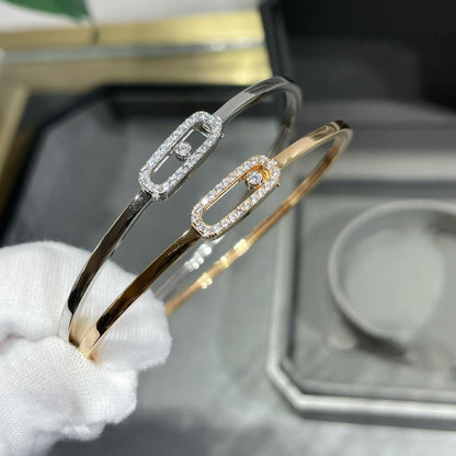 [AuraJewelry]Move Uno pavé flex bangle medium