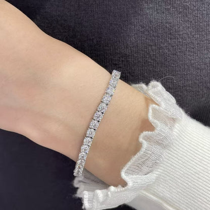 [¡®AuraJewelry¡¯]TENNIS BRACELET WITH FULL DIAMOND SETTING