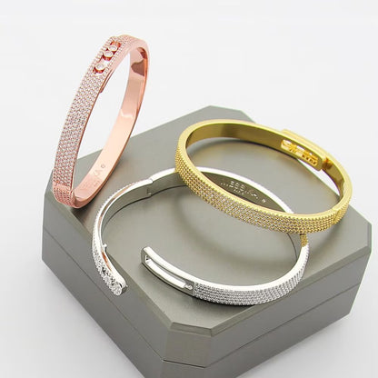 [AuraJewelry]Move Noa Full Pavé Diamond Bangle Bracelet