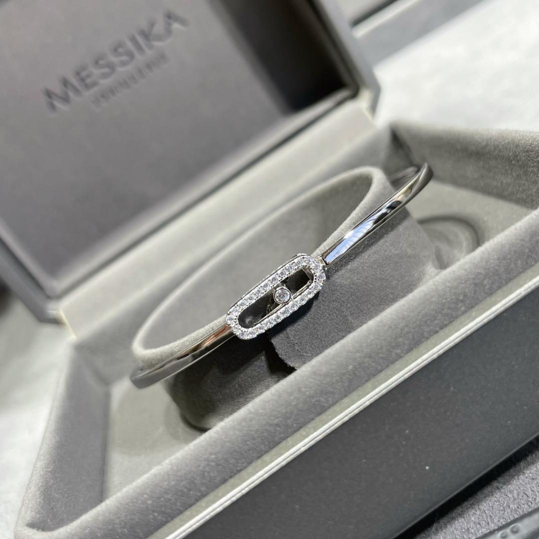 [AuraJewelry]Move Uno pavé flex bangle medium