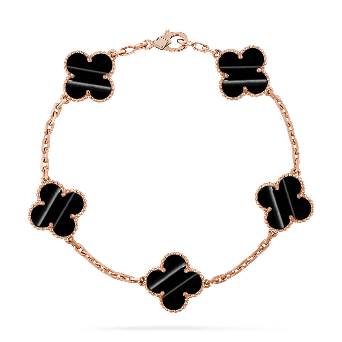 [AuraJewelry]New  CLOVER 5 MOTIF PULSAR STONE BRACELET COLLECTION