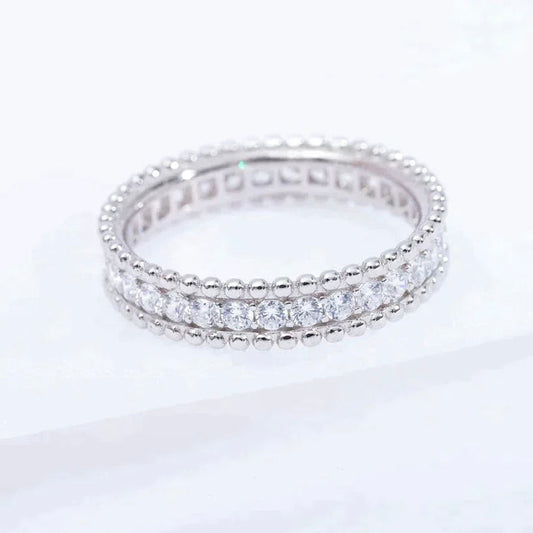 ¡®AuraJewelry¡¯PERLEE DIAMOND SILVER RING