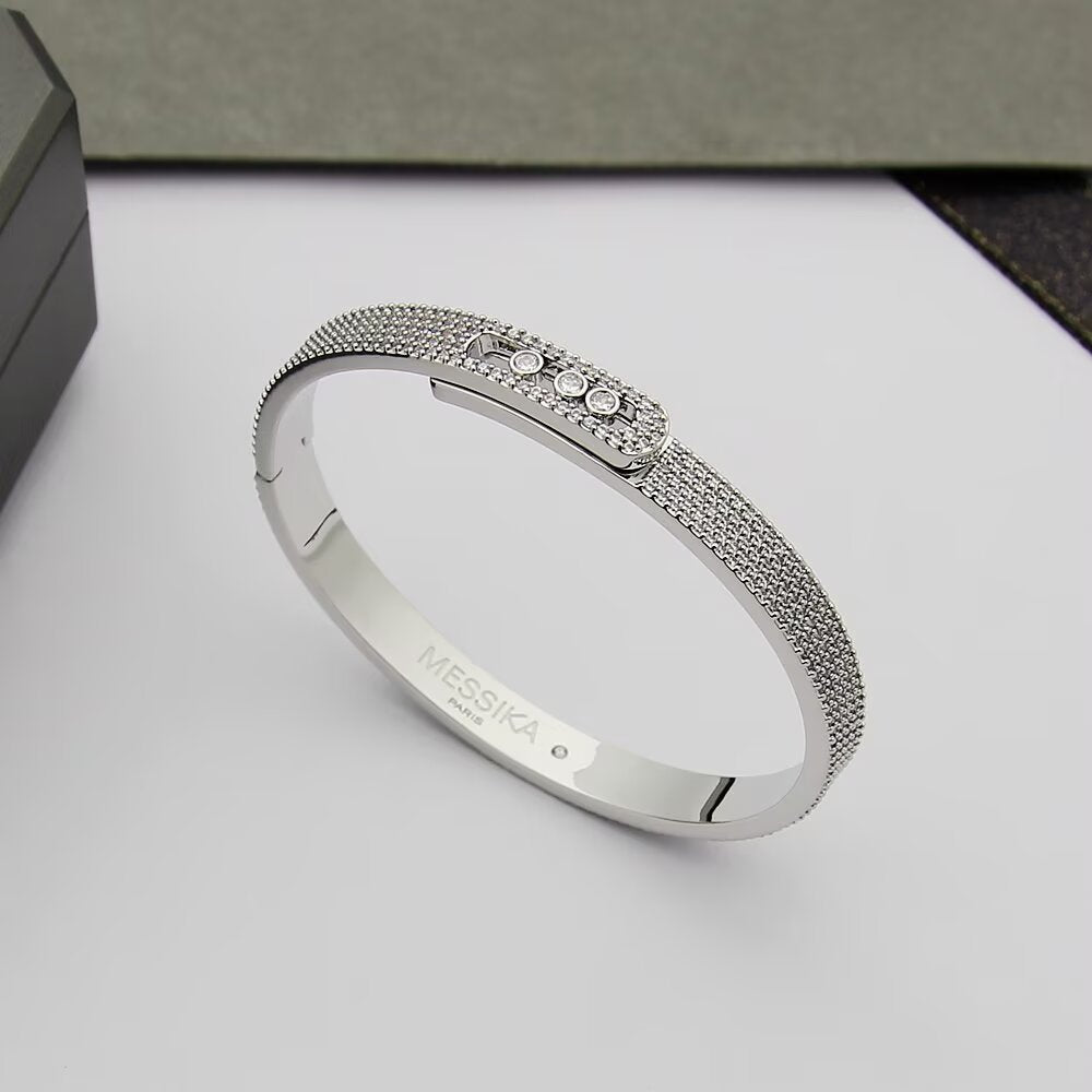 [AuraJewelry]Move Noa Full Pavé Diamond Bangle Bracelet