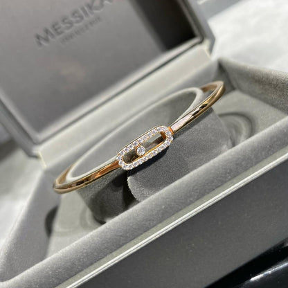 [AuraJewelry]Move Uno pavé flex bangle medium
