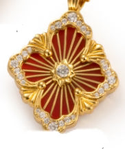 [AuraJewelry] B.C.L BIG SIZE ENAMEL NECKLACE£¨Various