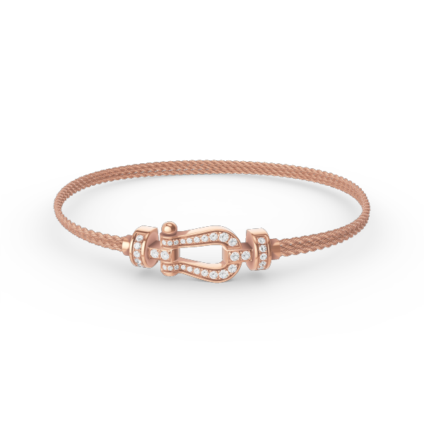 ¡®AuraJewelry¡¯FORCE SMALL HORSESHOE  DIAMOND CHAIN ROPE BRACELET
