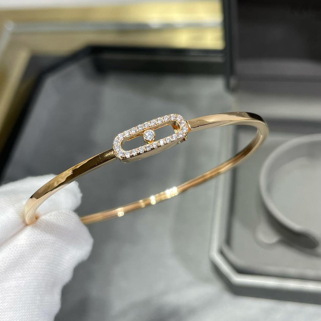 [AuraJewelry]Move Uno pavé flex bangle medium