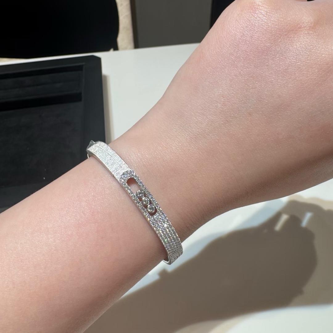 [AuraJewelry]Move Noa Ciselé half pavé bangle