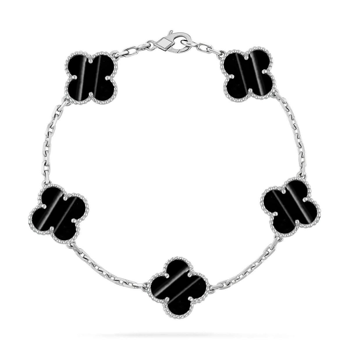 [AuraJewelry]New  CLOVER 5 MOTIF PULSAR STONE BRACELET COLLECTION