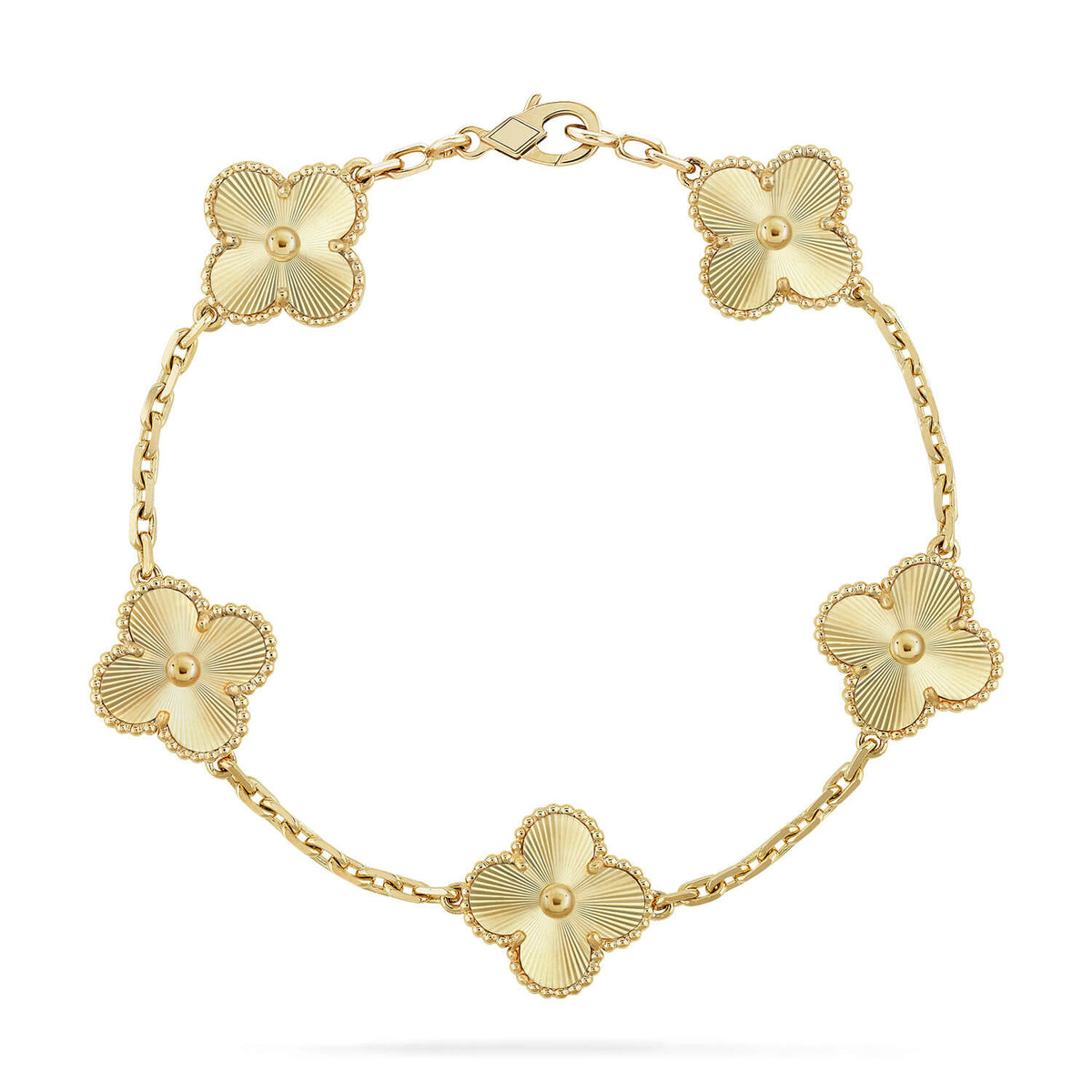 [AuraJewelry]New  CLOVER 5 MOTIF LASER BRACELET COLLECTION