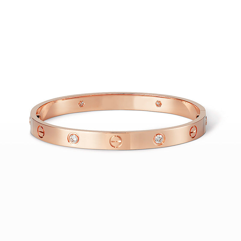 ¡®AuraJewelry¡¯LOVE BRACELET 6.1MM 4 DIAMONDS