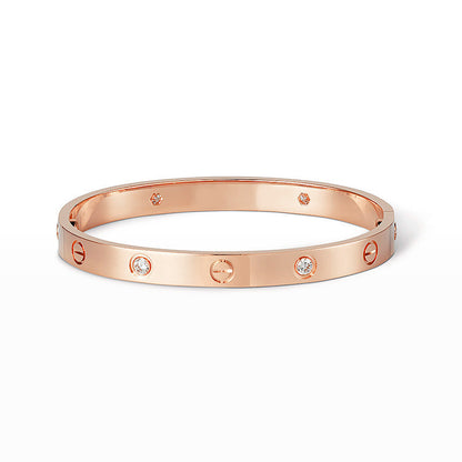 ¡®AuraJewelry¡¯LOVE BRACELET 6.1MM 4 DIAMONDS