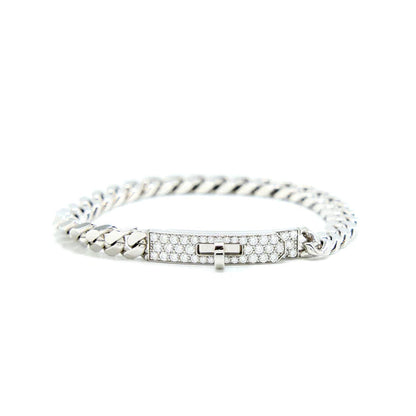 ¡®AuraJewelry¡¯KELLY CHAIN SILVER DIAMOND BRACELET