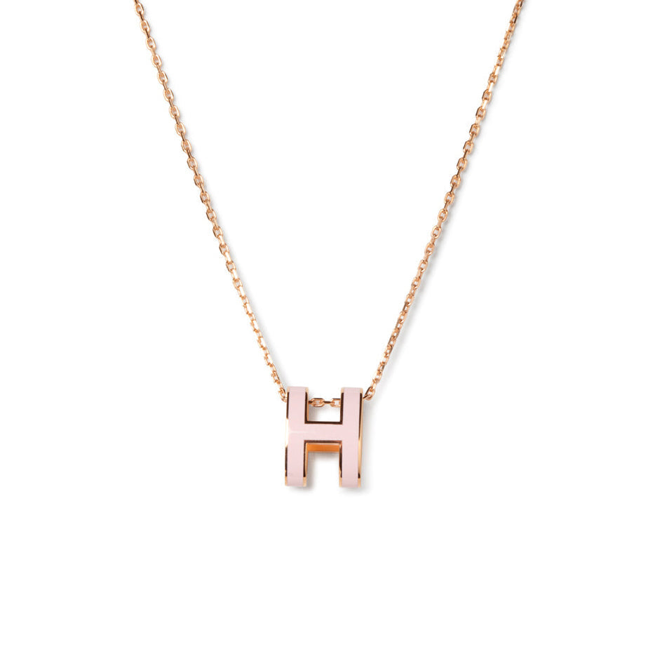 ¡®AuraJewelry¡¯POP H PEDANT PINK GOLD