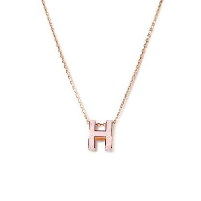 ¡®AuraJewelry¡¯POP H PEDANT PINK GOLD