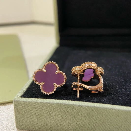 [AuraJewelry]2025 NEW VIOLET STUD EARRINGS