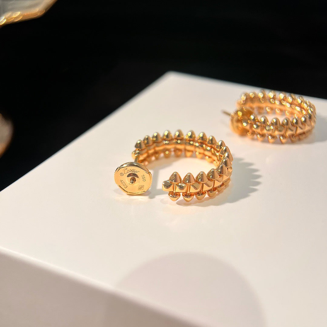 ¡®AuraJewelry¡¯CLASH SMALL HOOP EARRINGS