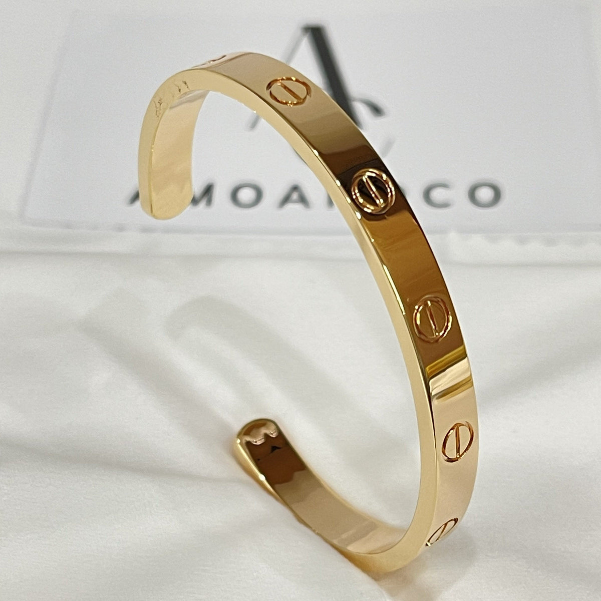 ¡®AuraJewelry¡¯LOVE BRACELET 6.1MM OPEN CUFF